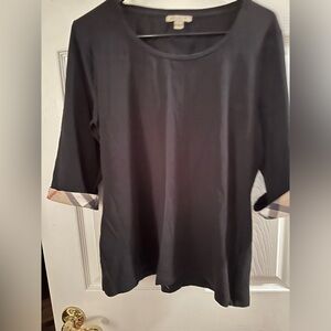 Burberry 3/4 quarter length sleeves.